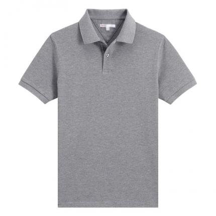 【定制】花灰色商務(wù)POLO衫加工與定制，企業(yè)團購